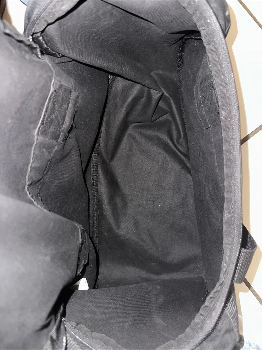 adidas Black Duffel Bag with White Logo
